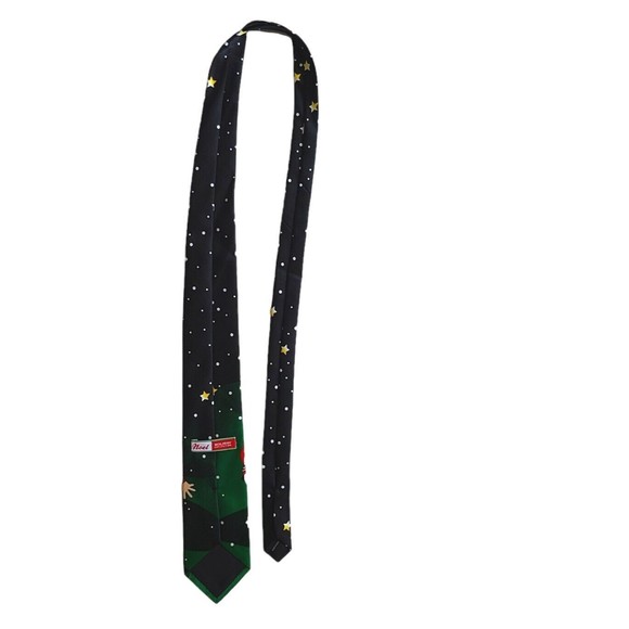 Noel Holiday Collection Football Game Tie Santa Reindeer Christmas Novelty - Picture 5 of 9